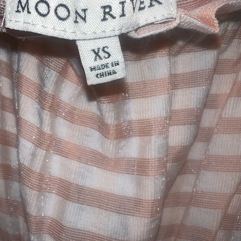 New without tags Moon River XS off the shoulders maxi dress - Picture 3 of 3